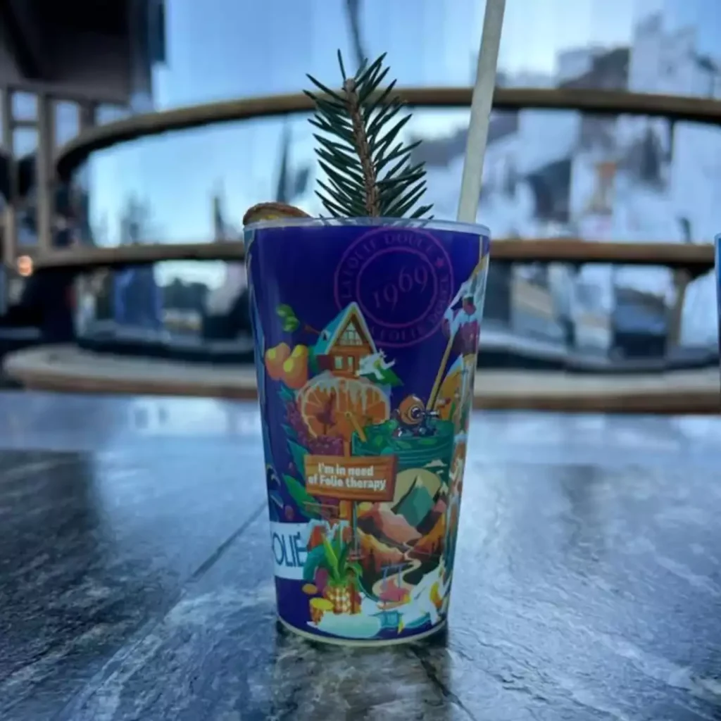 Gobelet réutilisable évènement La Folie Douce 25/33 cl personnalisé