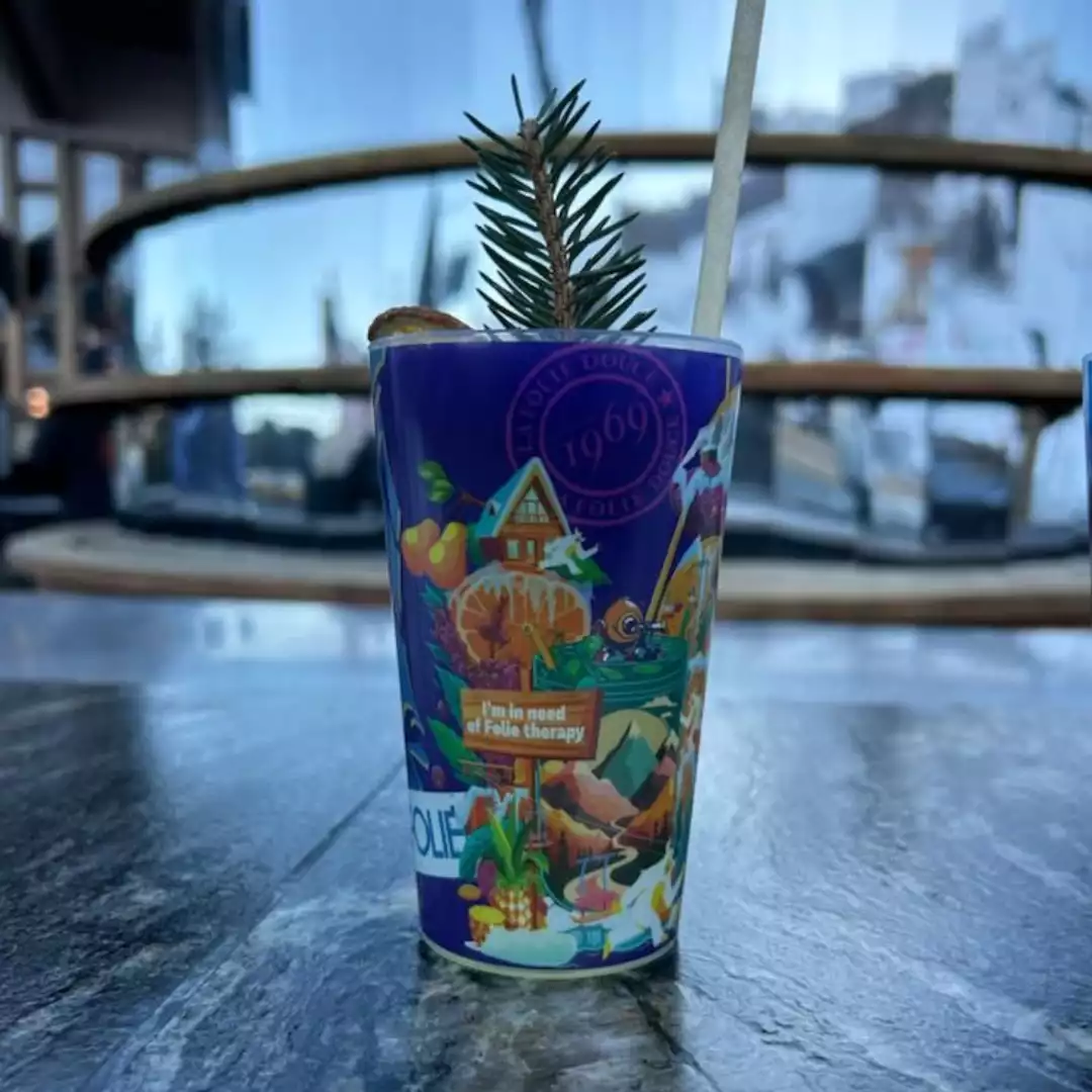 Gobelet réutilisable évènement La Folie Douce 25/33 cl personnalisé